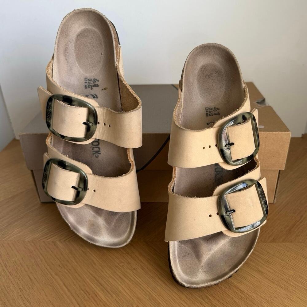 Birkenstock Arizona Big Buckle ‘Green Camo’ Unisex Slip On Sandals- SZ M 8- W 10